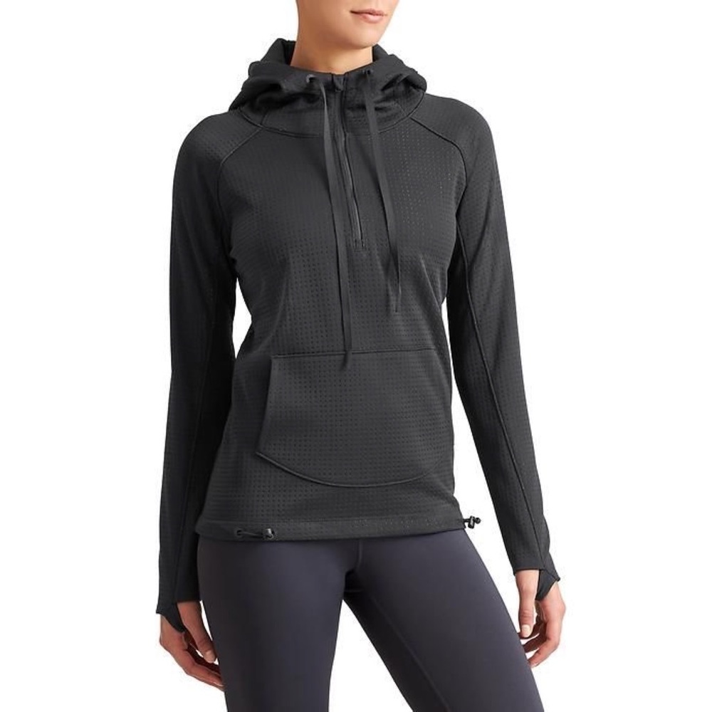 Athleta Athletic Atmosphere Anorak Full Zip Jacket in Gray XXS